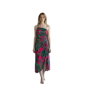 FARM Rio Leaves Midi Dress